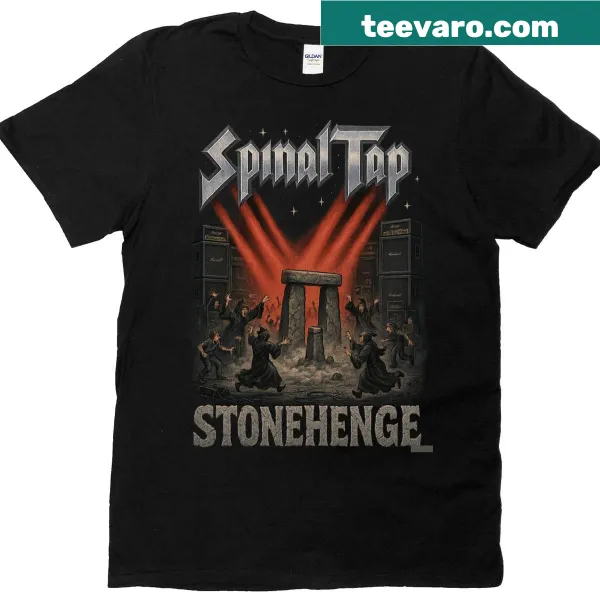 Illustration of Stonehenge on T-shirt
