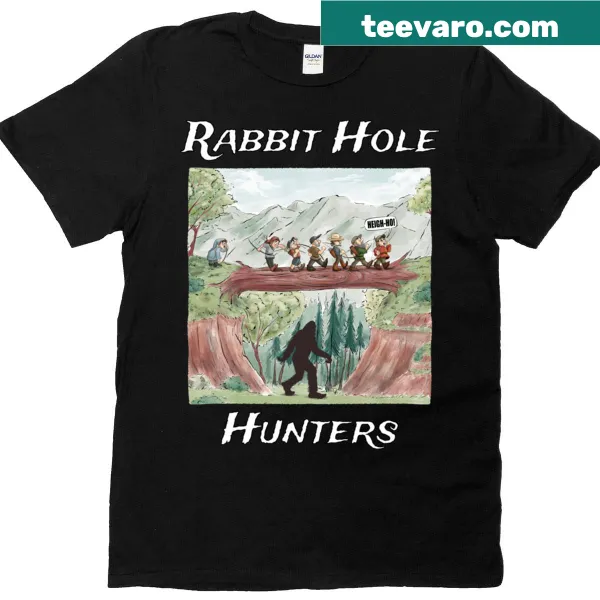 Oversized t-shirt featuring Seven Dwarf Archerers in a cartoon style