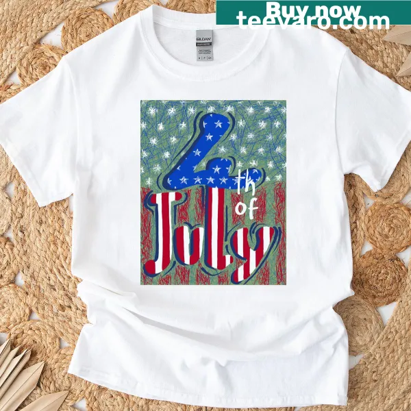 4th Of July patriotic t-shirt for celebrations