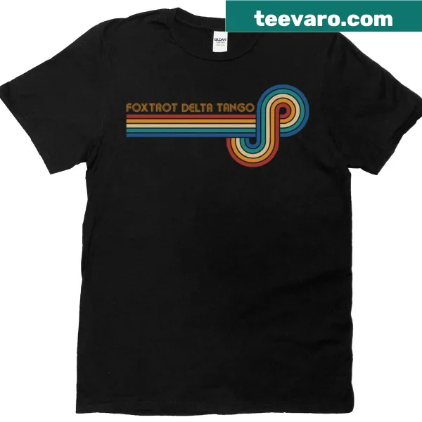 Foxtrot Delta Tango oversized t-shirt with playful typography