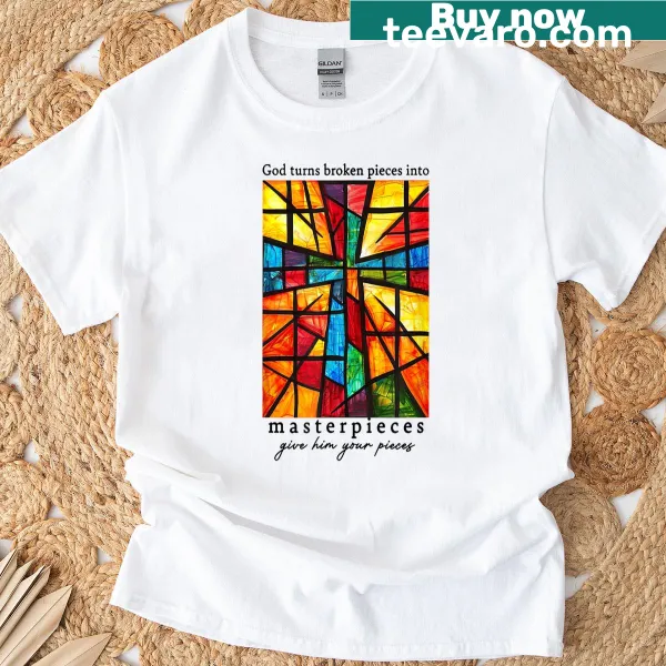 Inspirational t-shirt with faith-based message about transformation