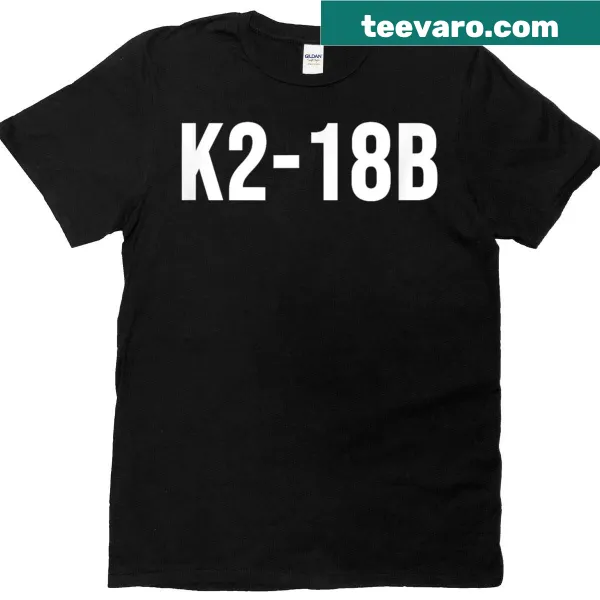 T-shirt featuring the exoplanet K2-18b