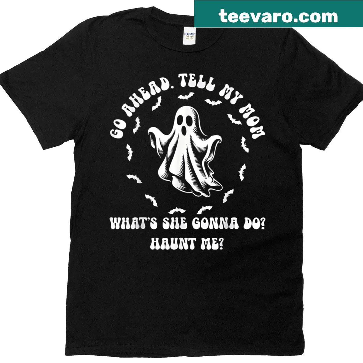 Funny T-shirt featuring a humorous quote about motherhood and being tired. — on a men's t-shirt