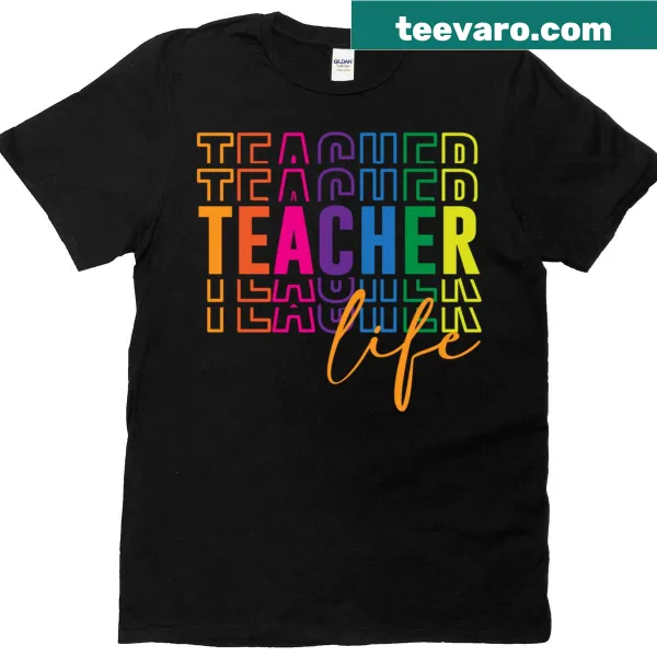Vintage teacher t-shirt with a nostalgic design