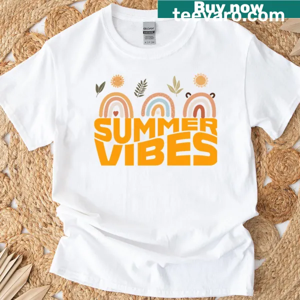 Cheerful graphic celebrating summer vibes and outdoor fun.