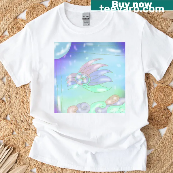 Abstract swirls graphic t-shirt for creative individuals