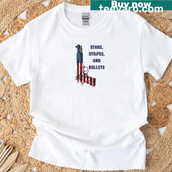 Patriotic Second Amendment graphic on a t-shirt