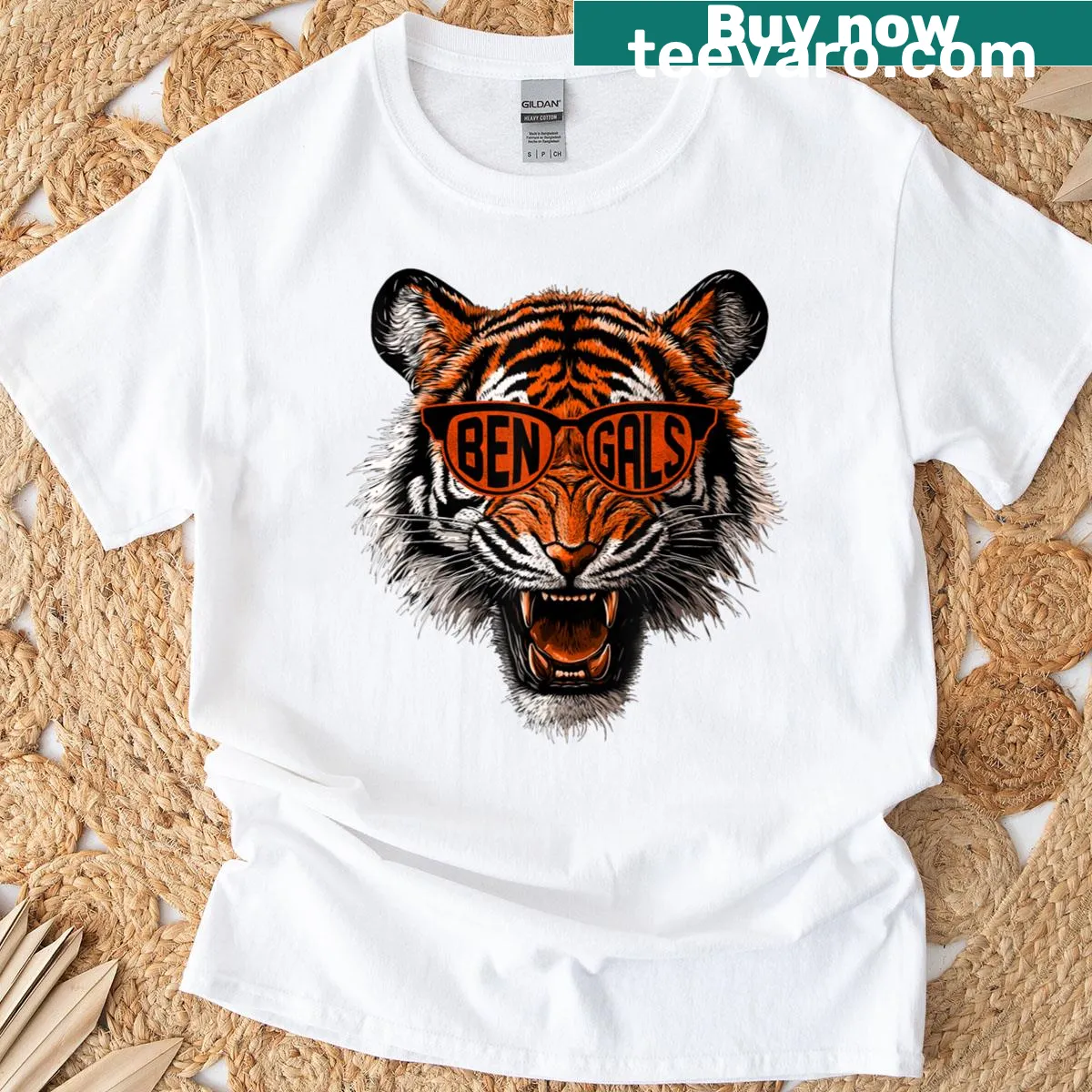 Vintage-style Bengal cat-themed T-shirt celebrating these unique pets. — on a men's t-shirt