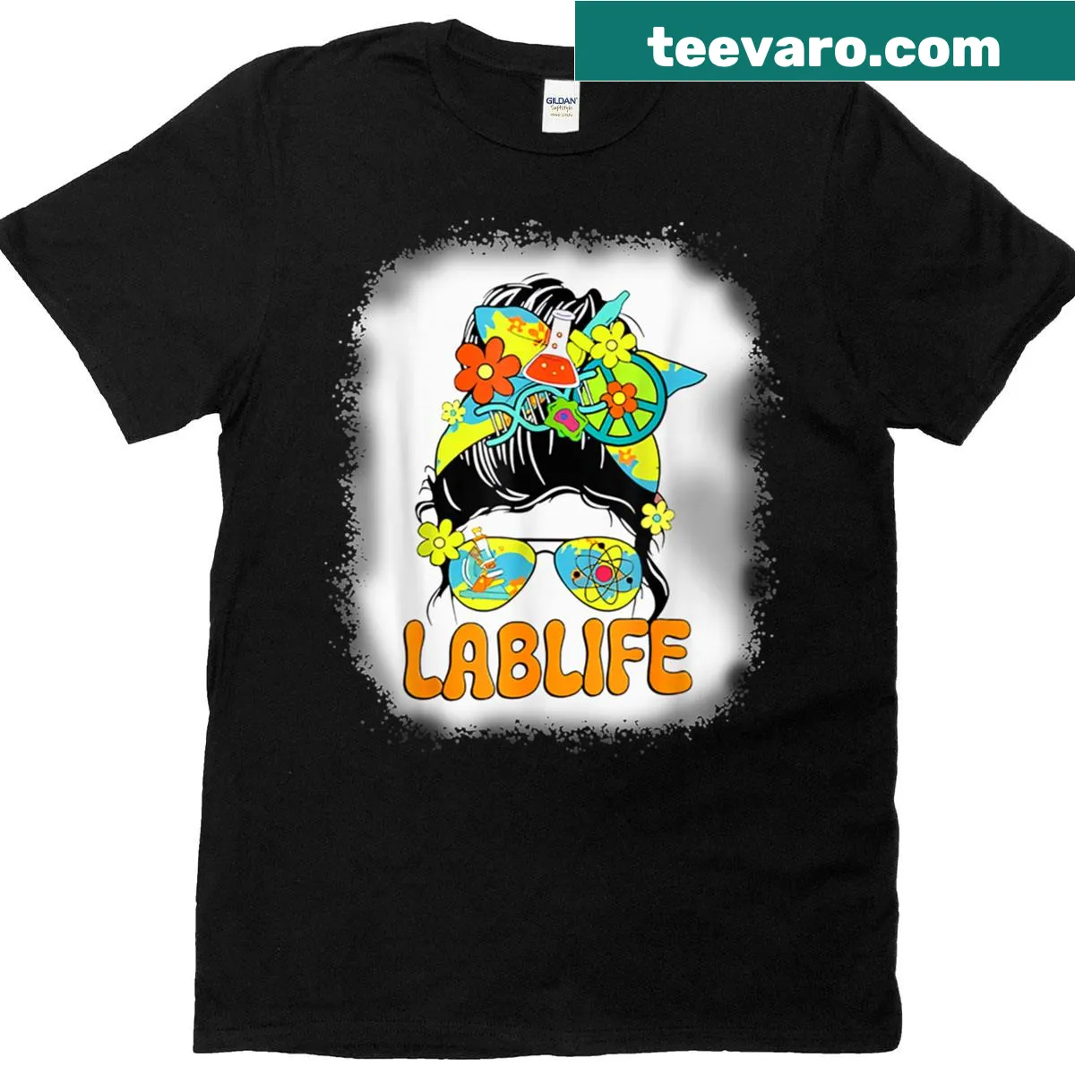 T-shirt with 'Mystery Machine Of Diagnostics' text for women — on a men's t-shirt