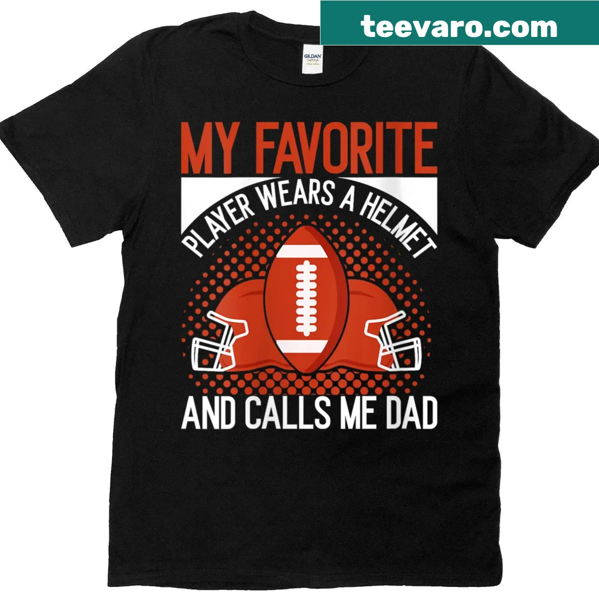 Sentimental T-shirt for dads featuring a sports-themed saying — on a men's t-shirt