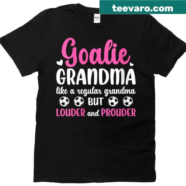 Soccer goalie grandma definition graphic t-shirt