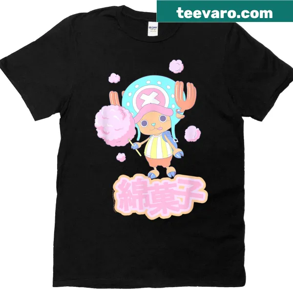 Cute T-shirt featuring anime character Tony Tony Chopper