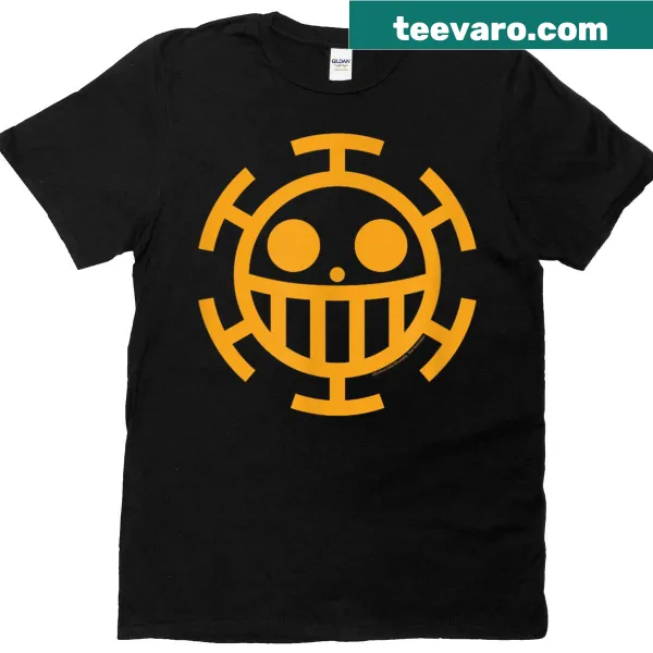 Anime T-shirt featuring Trafalgar Law's emblem