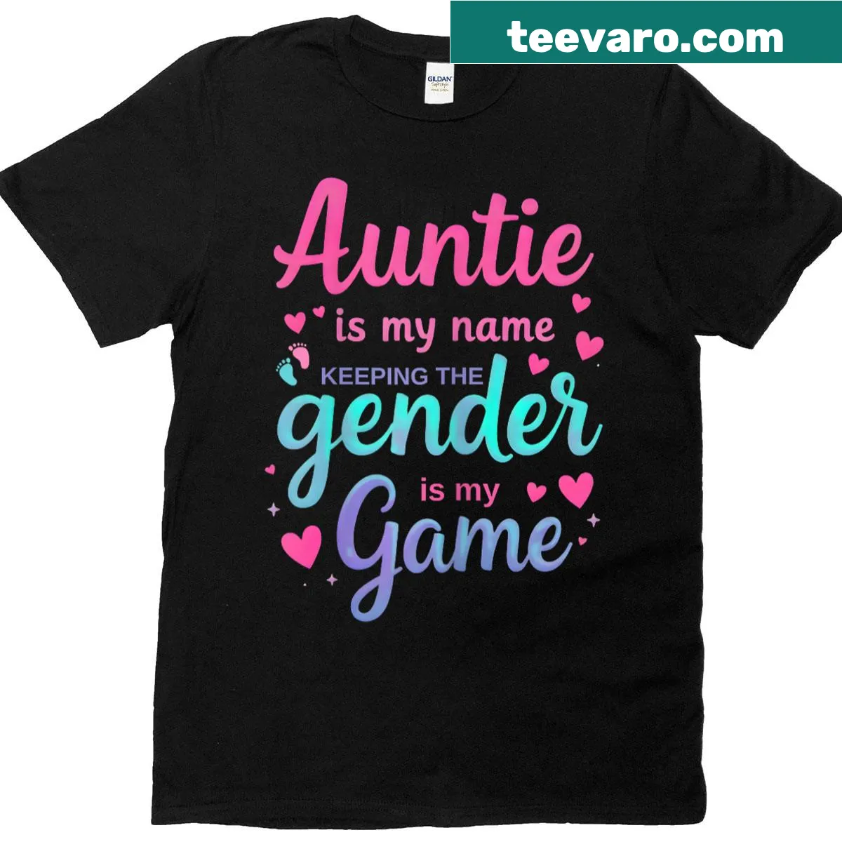 Fun typography T-shirt for aunts about family dynamics — on a men's t-shirt
