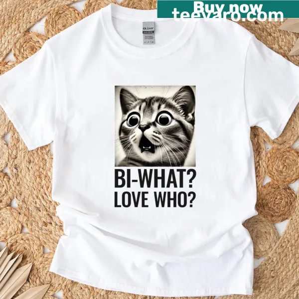 Bold LGBTQ pride message T-shirt with strong typographic design.