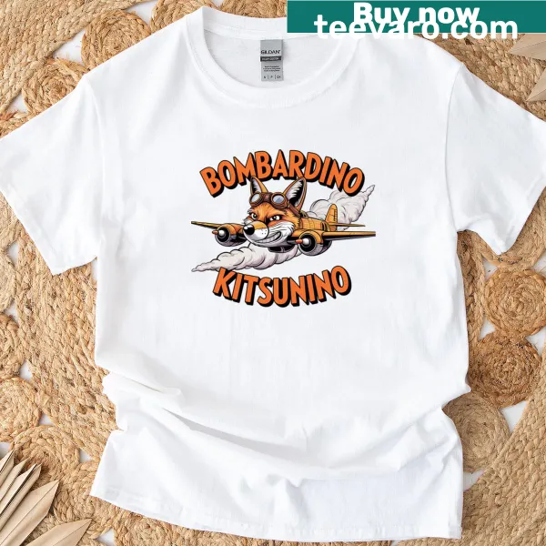 Illustration of whimsical brainrot design on Italian-themed t-shirt
