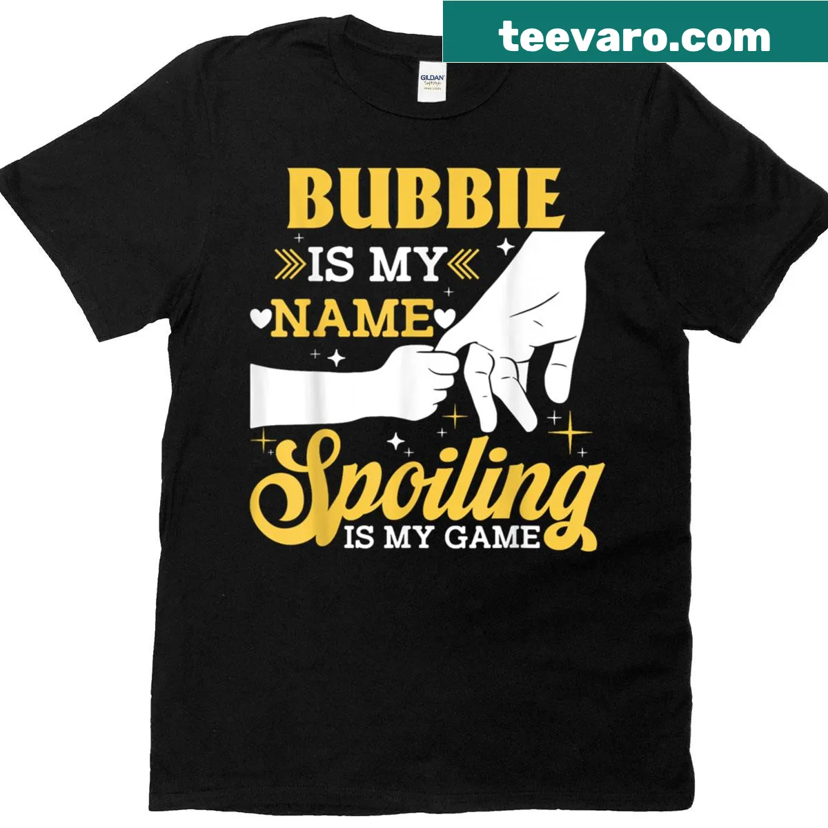 Funny tee for grandmothers with playful slogan — on a men's t-shirt