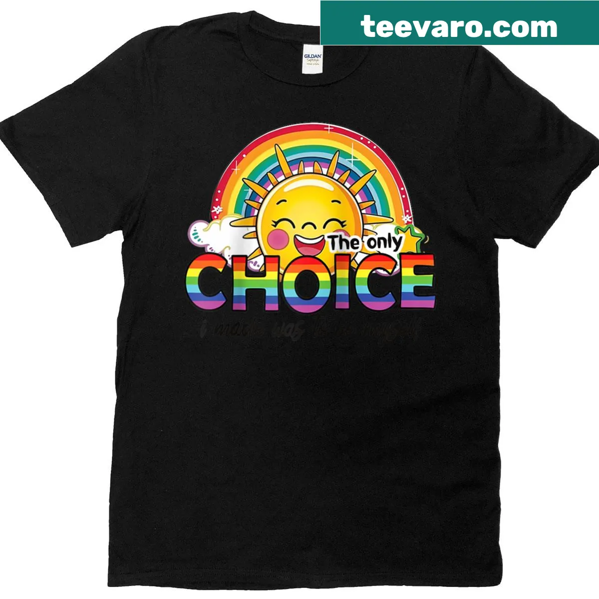 Inspirational LGBT Pride raglan tee promoting self-love and acceptance — on a men's t-shirt