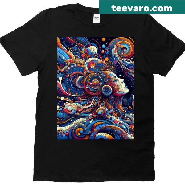 Whimsical celestial graphic T-shirt inviting dreams and inspiration