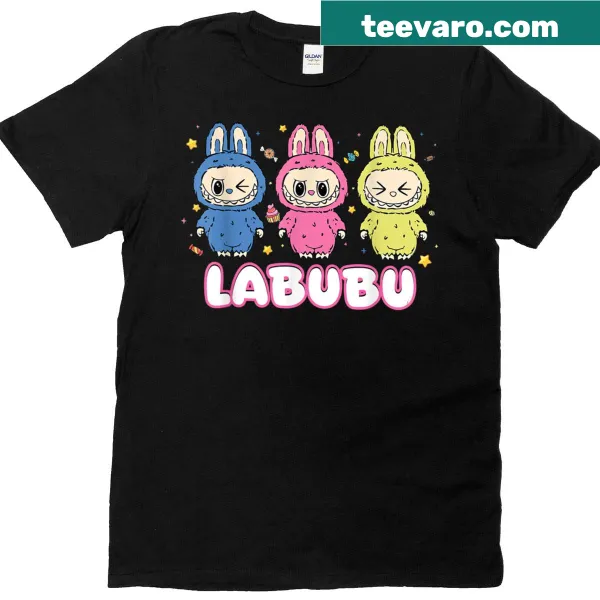 Funny Labubu the Monster graphic t-shirt for Labubu lovers