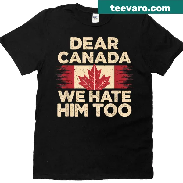 T-shirt with bold text expressing Canadian pride