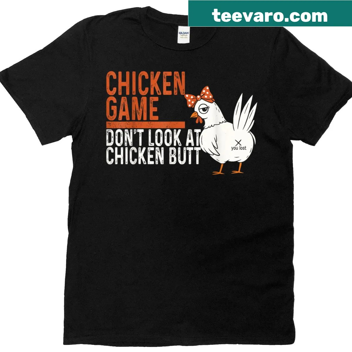 Funny Chicken Lovers T-shirt with humorous design for poultry enthusiasts. — on a men's t-shirt
