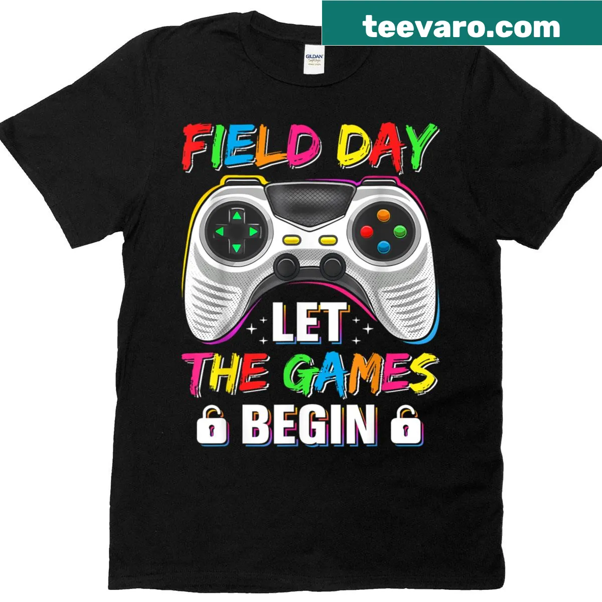 Field Day 2025 themed T-shirt with fun typography — on a men's t-shirt