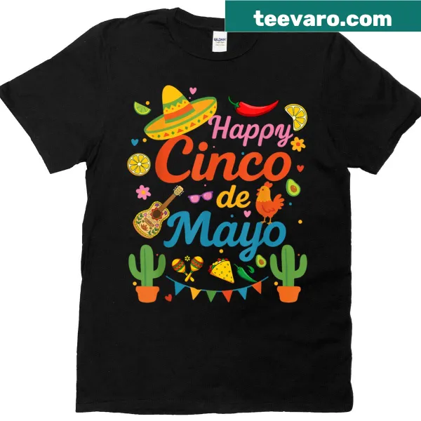 Family-friendly Cinco de Mayo T-shirt for all ages