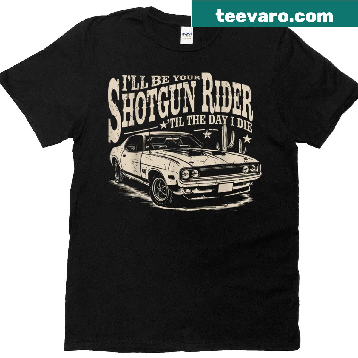 Loyalty-themed t-shirt promising lifelong companionship, perfect for friends and partners. — on a men's t-shirt