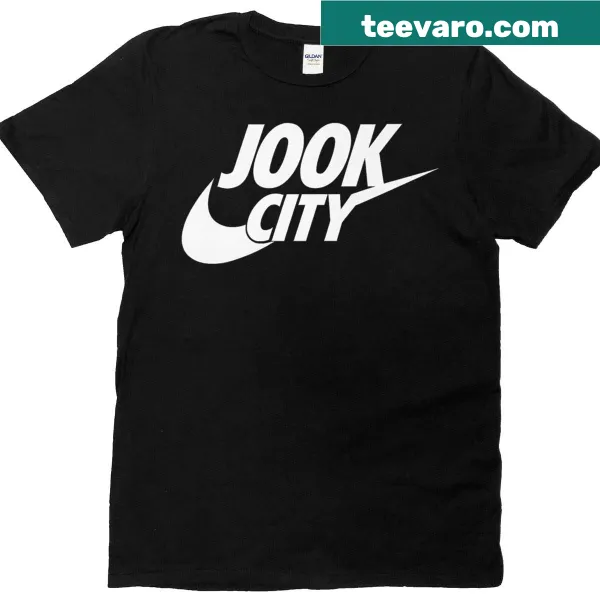 Retro city-themed graphic T-shirt with nostalgic design