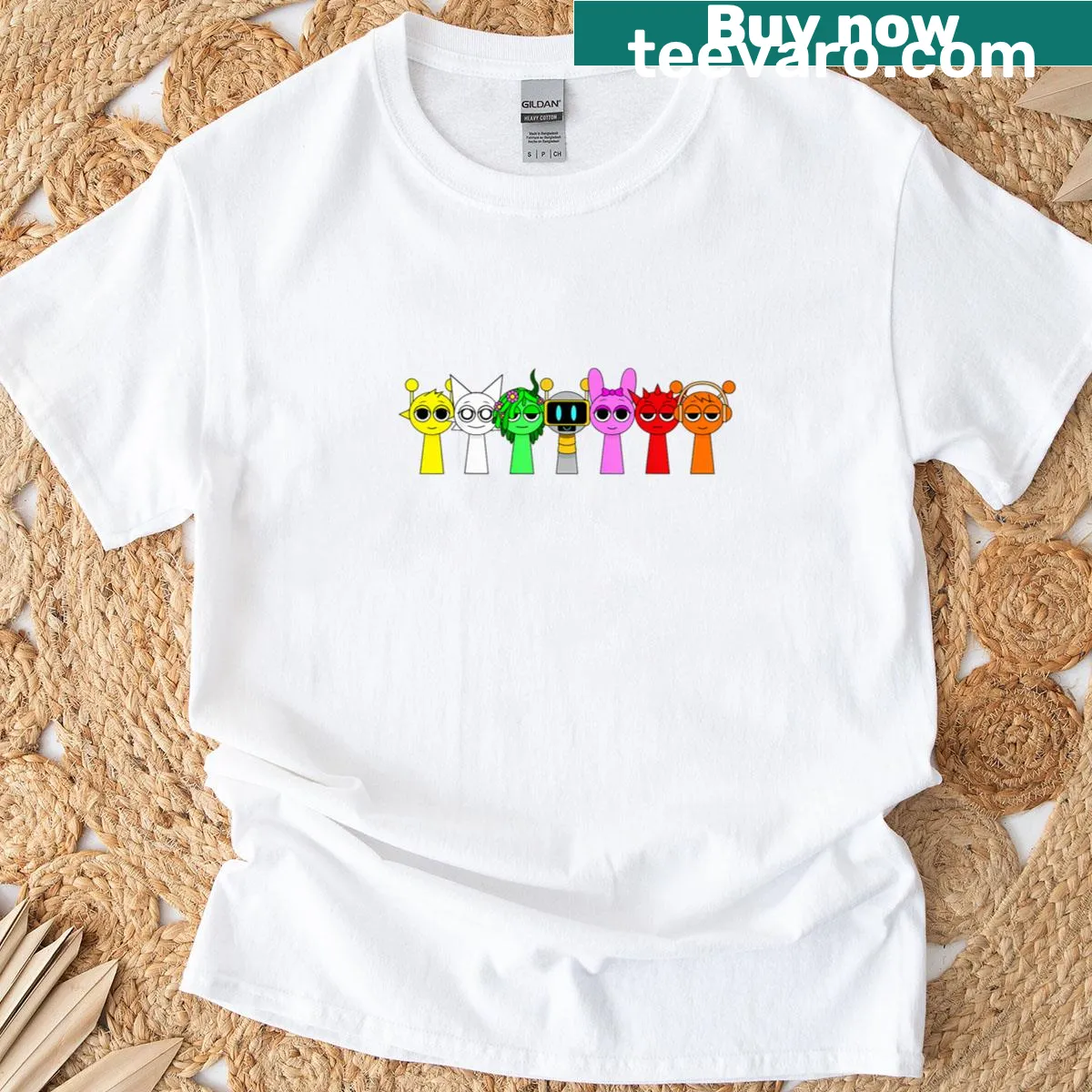 Funny Sprunky game-themed T-shirt with bold text design — on a men's t-shirt