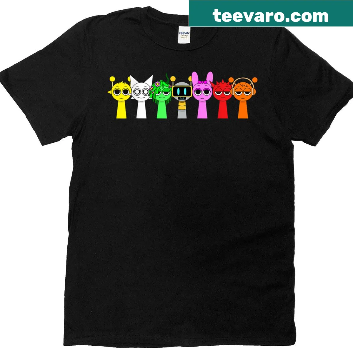 Funny gaming T-shirt featuring the text 'Just A Boy Who Loves Sprunky' — on a men's t-shirt
