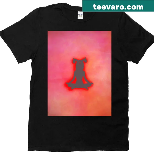 Aries zodiac graphic in meditative pose