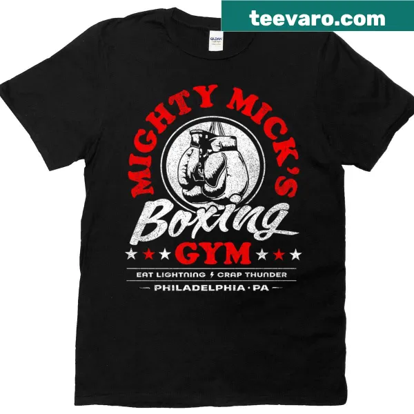 Vintage boxing gym typography design on a t-shirt