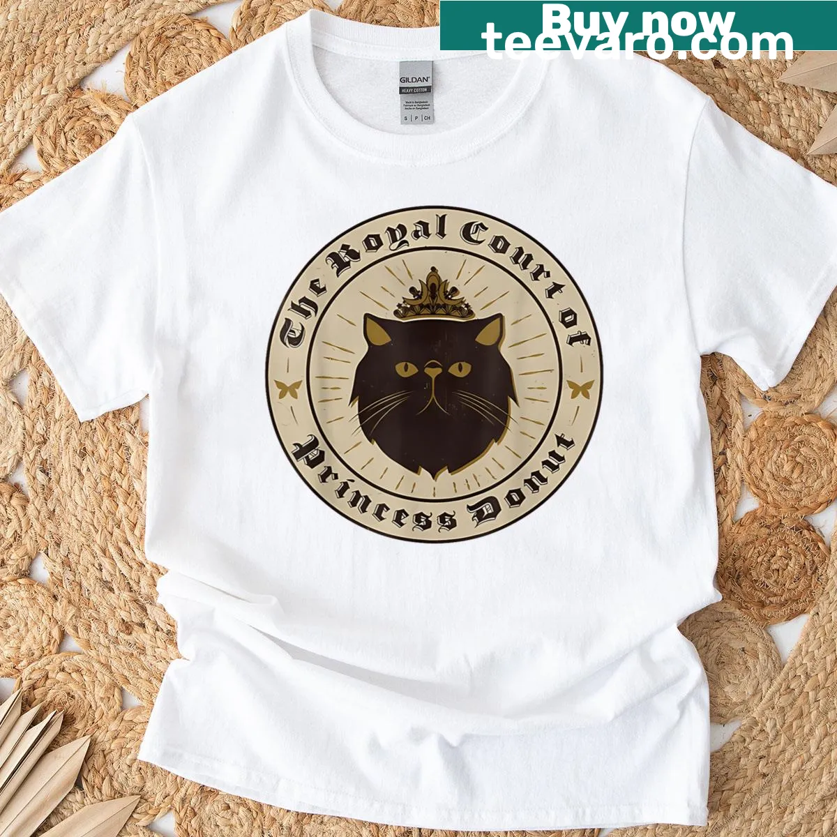 Cartoon design of Princess Donut from Dungeon Crawler Carl — on a men's t-shirt