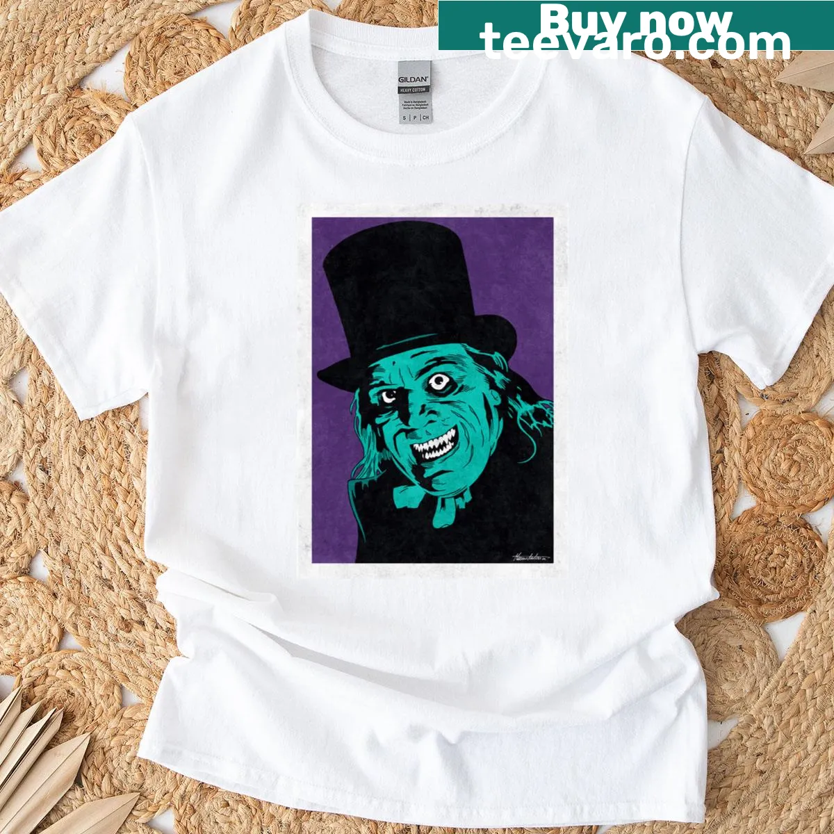 Pop art design featuring Professor Burke on a t-shirt — on a men's t-shirt