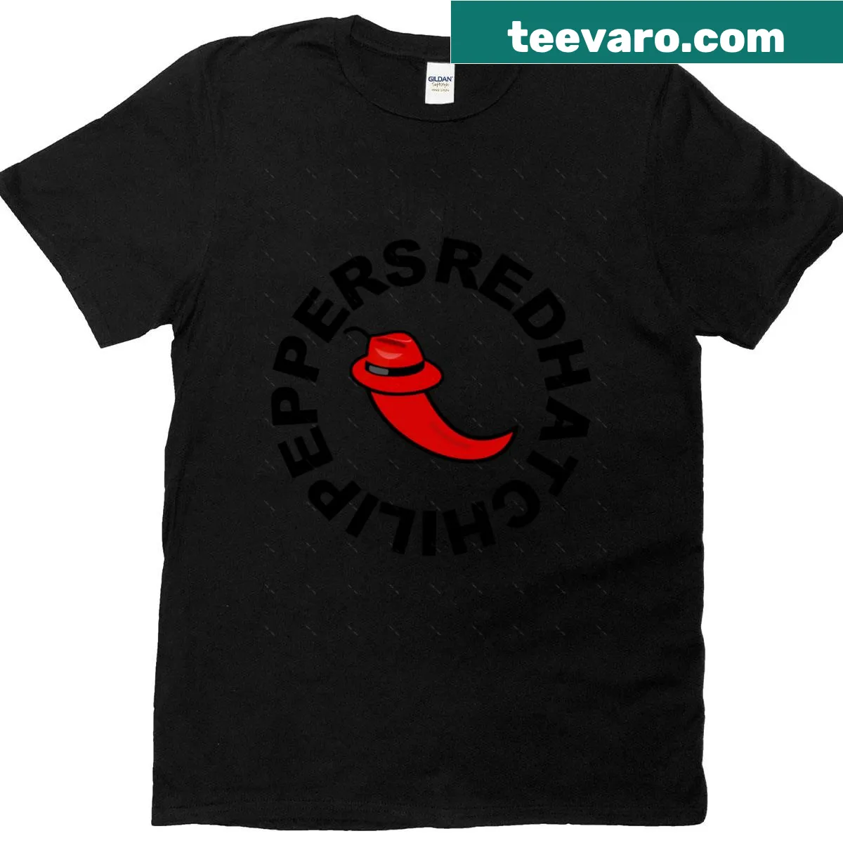 Oversized T-shirt with playful graphic inspired by Red Hot Chili Peppers — on a men's t-shirt