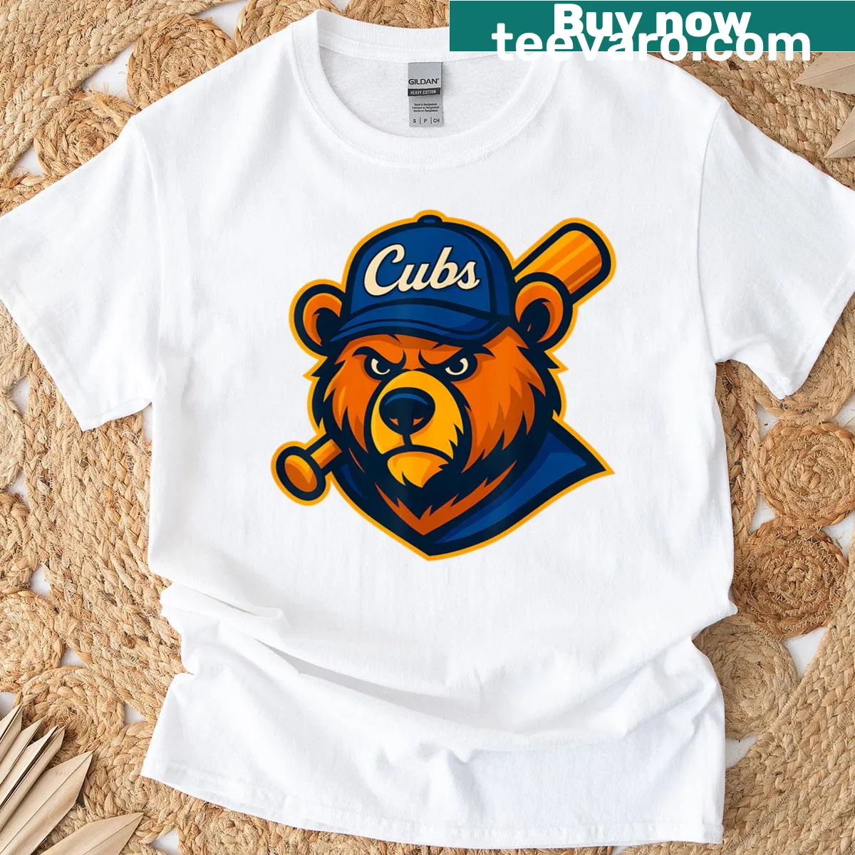 Vintage Cubs T-shirt featuring nostalgic nicknames — on a men's t-shirt