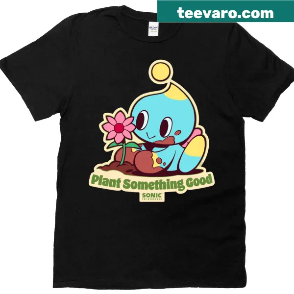 Sonic the Hedgehog t-shirt with eco-friendly message
