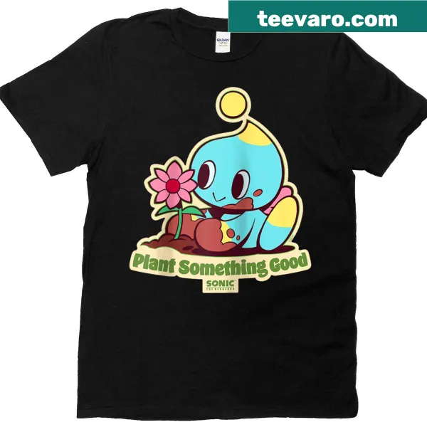 Raglan baseball tee featuring Sonic and Chao promoting Earth Day.