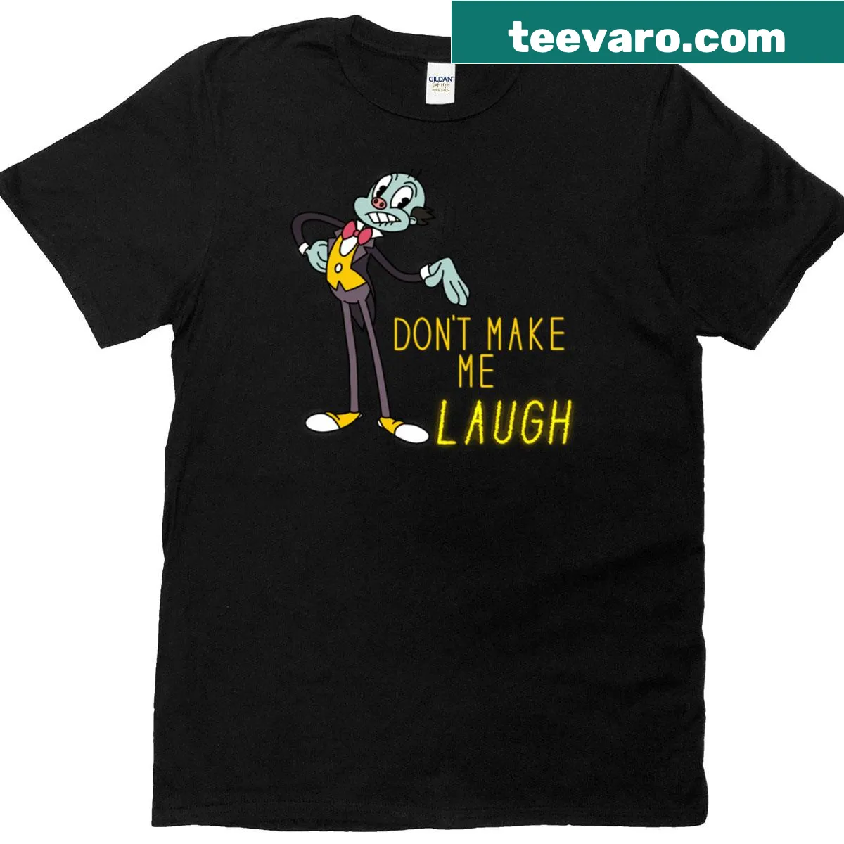 Funny typography T-shirt with 'The Doctor Mr Ring-a-ding' text — on a men's t-shirt