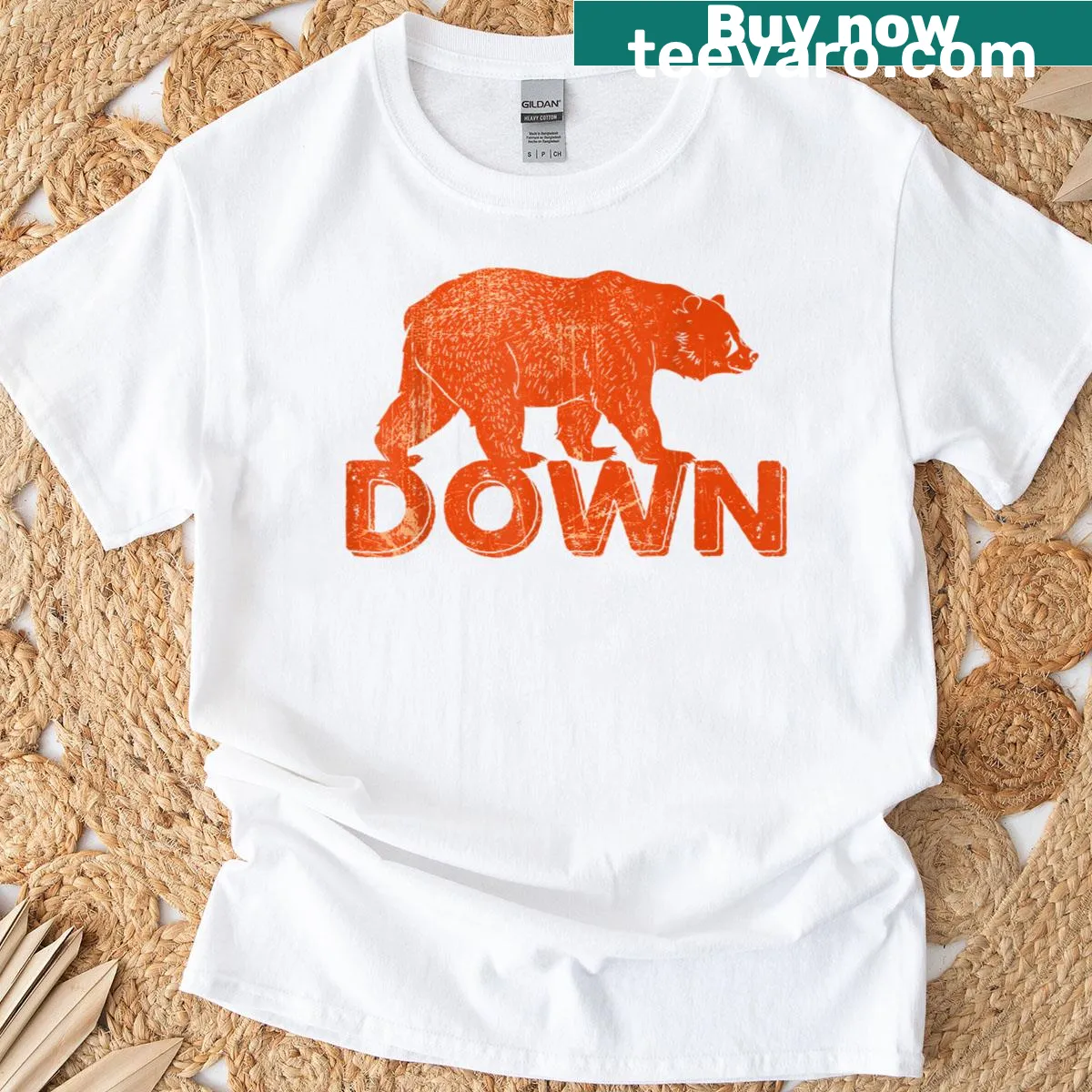 Distressed vintage Chicago name t-shirt for game day — on a men's t-shirt