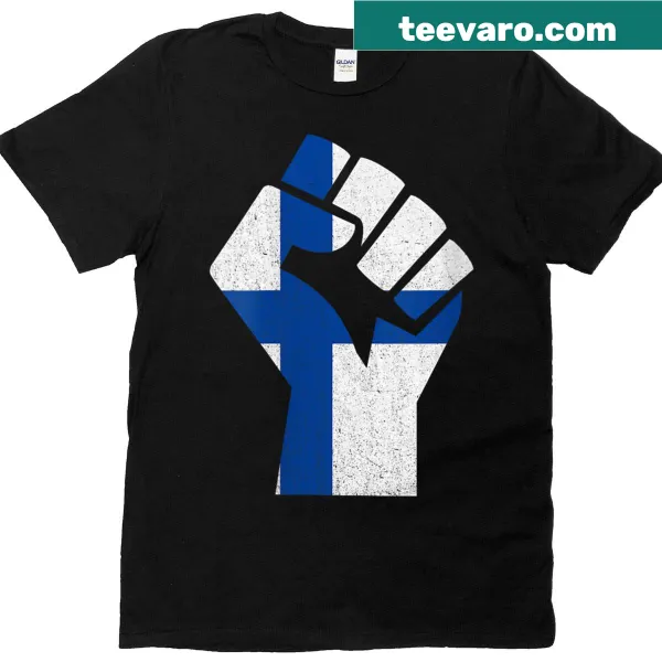 Finnish flag design T-shirt symbolizing pride and heritage