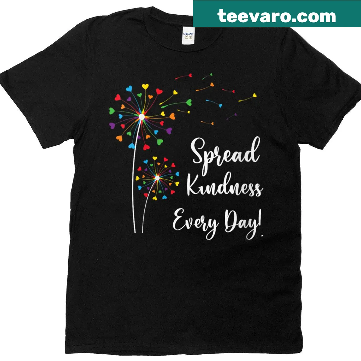 LGBTQ pride message graphic T-shirt promoting kindness and love — on a men's t-shirt