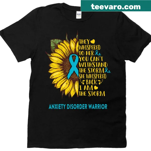 Shirt with the phrase I Am The Storm, symbolizing strength against anxiety