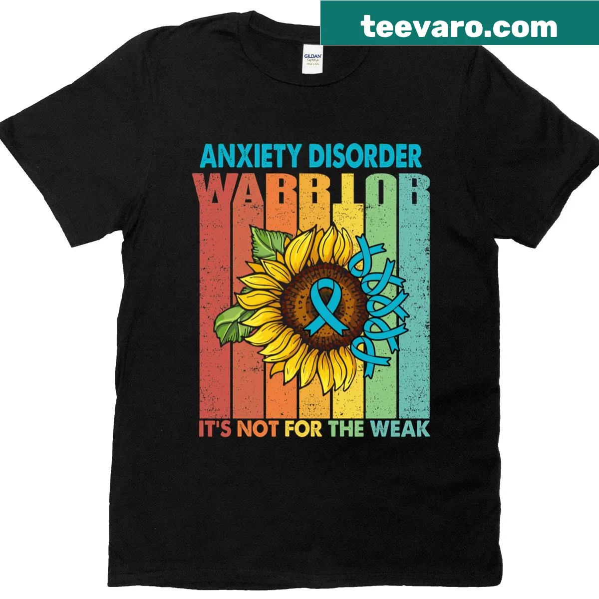 T-shirt with the phrase Its Not For The Weak, promoting mental health awareness — on a men's t-shirt