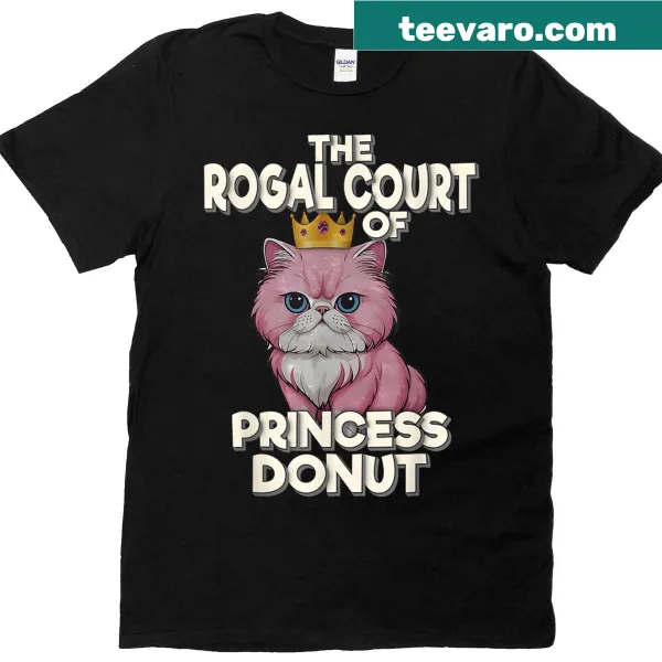 T-shirt featuring 'The Royal Court Of Princess Donut' illustration from Dungeon Crawler Carl.