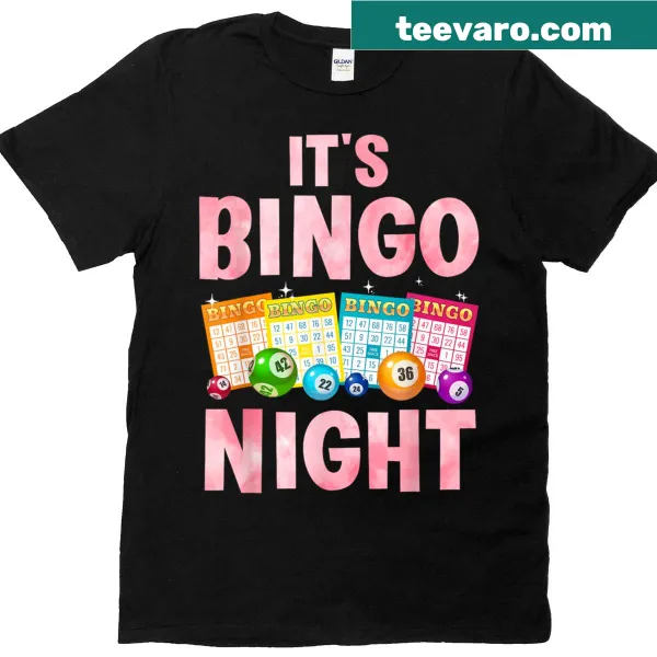 Bingo-themed t-shirt with playful graphics