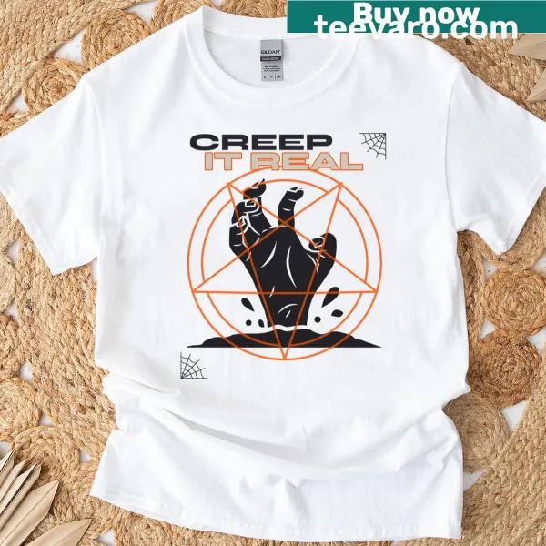 Typography design featuring the phrase 'Creep Is Real'.