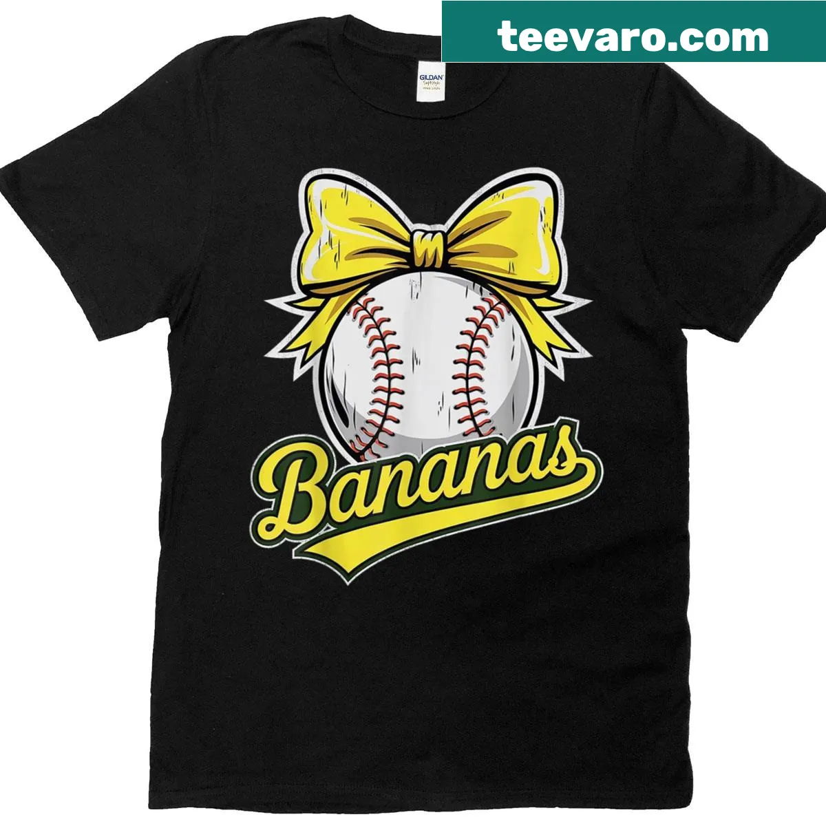 Cute Banana Graphics Tee featuring playful banana illustrations — on a men's t-shirt